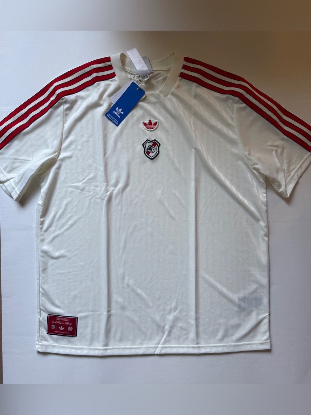 Adidas x River Plate Unisex 2024/25 Terrace Icon Unisex Jersey White JM2204